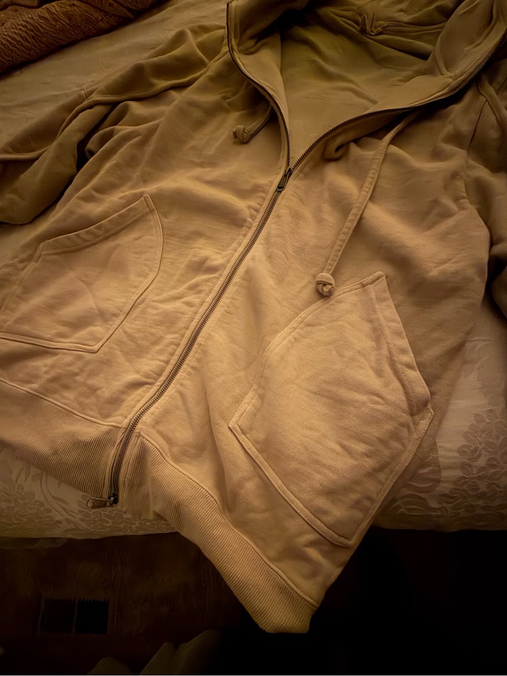 FP Movement by Free People - Tan Headliner Lines Zip Up Hoodie - Picture 11 of 12